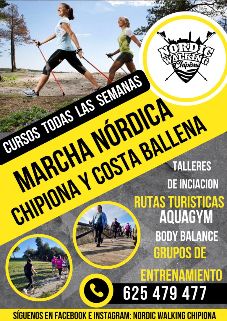 Marcha Nórdica, nueva actividad deportiva en Costa Ballena